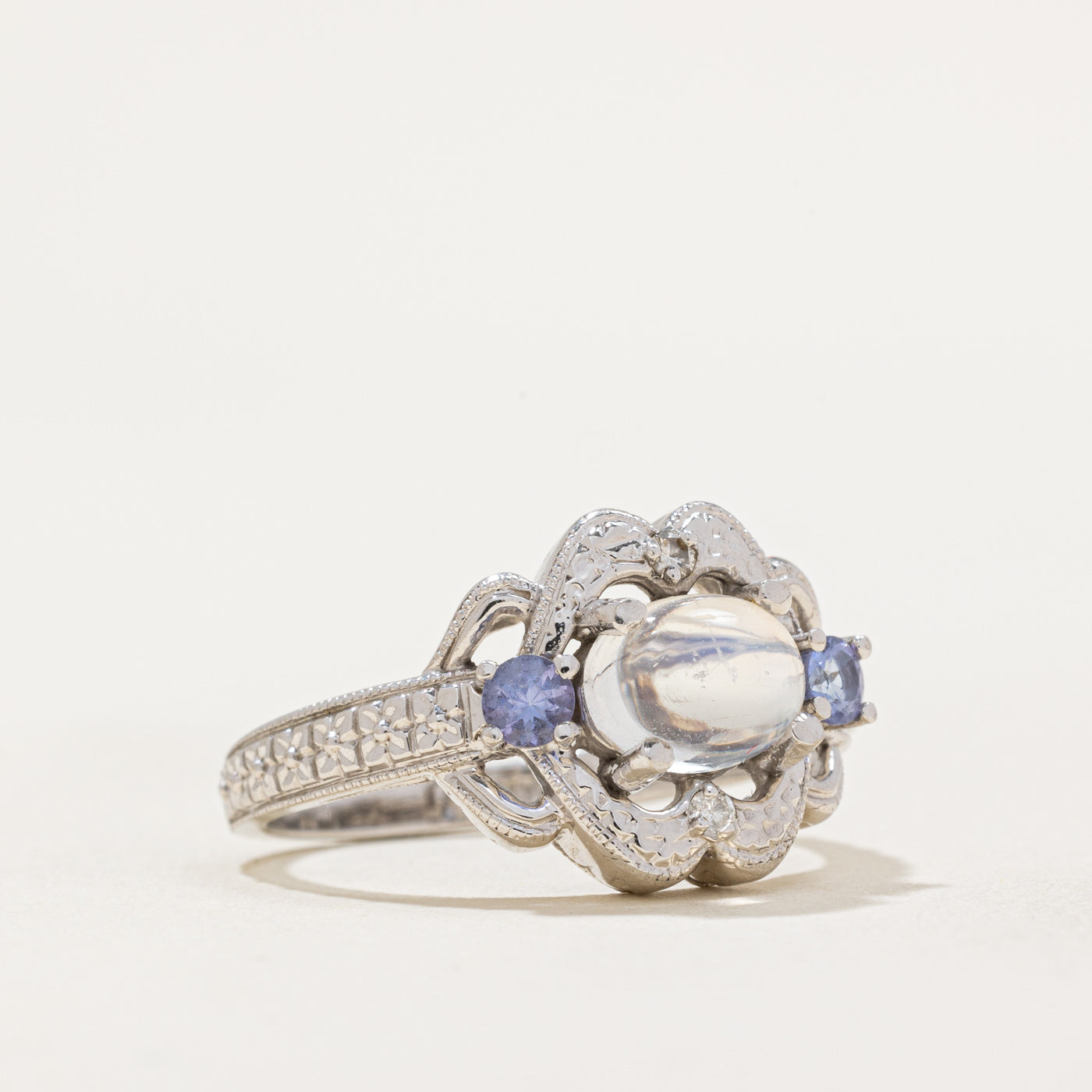 Exquisite Multi Gemstone Cocktail Ring - 1.18ctw Genuine Gemstones - Size 8.75 - Perfect for Evening Parties & Special Occasions