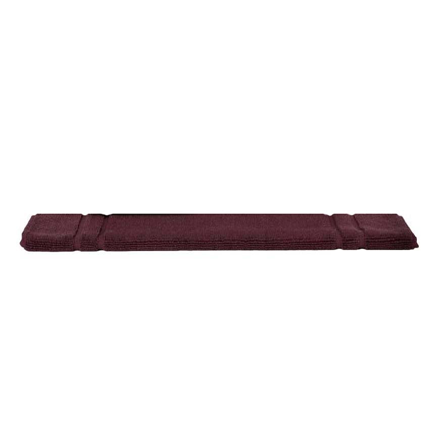 Premium 100% Combed Cotton Bath Towels & Bath Mat Set - Soft, Absorbent & Quick-Drying - Burgundy Luxury Bathroom Essentials for Spa, Hotel & Home Use