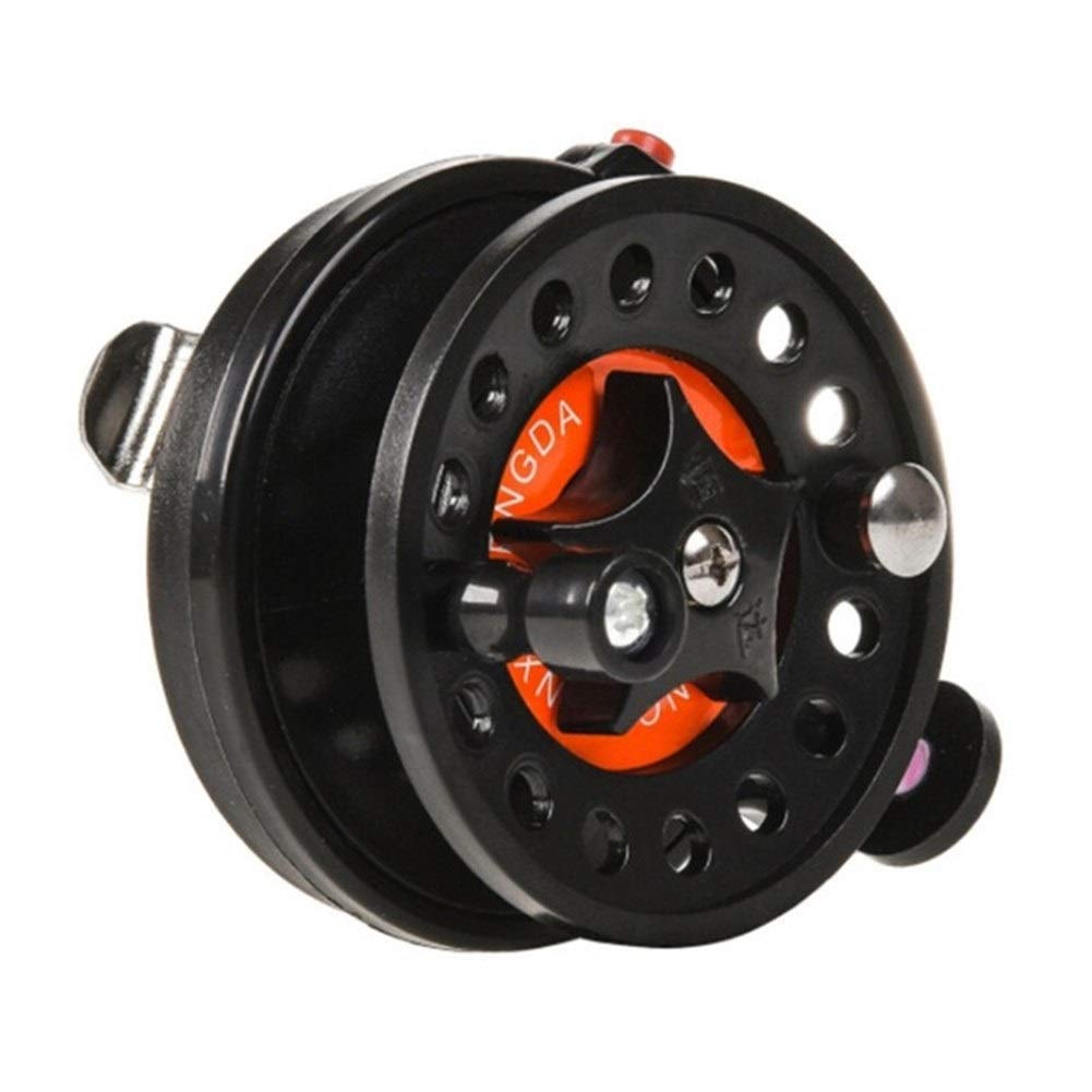 Premium Mini Fly Fishing Reel with Ball Bearings - Lightweight Carp & Ice Fishing Reel - HD68 4B Color - Perfect for Freshwater, Saltwater & Stream Fishing Adventures