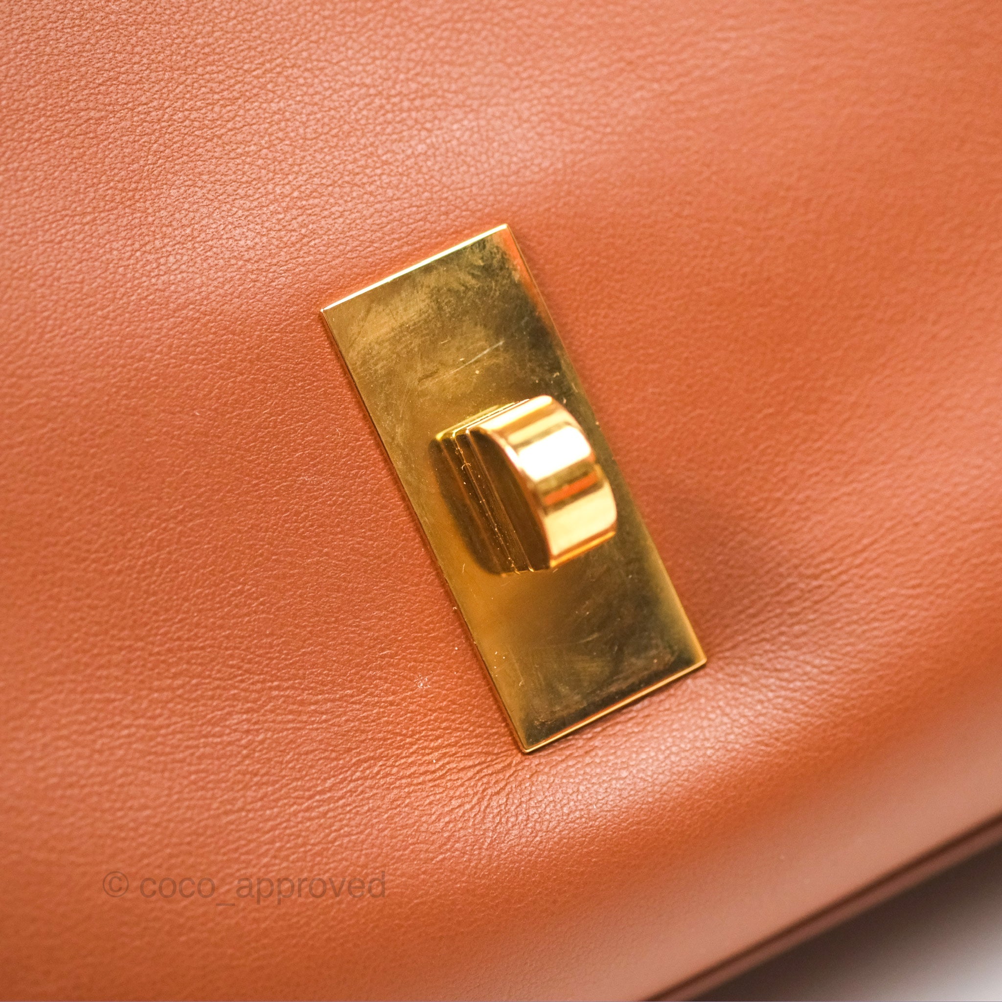 Celine Teen Soft 16 Shoulder Bag in Tan Smooth Calfskin Leather - Perfect for Everyday Use, Work & Travel