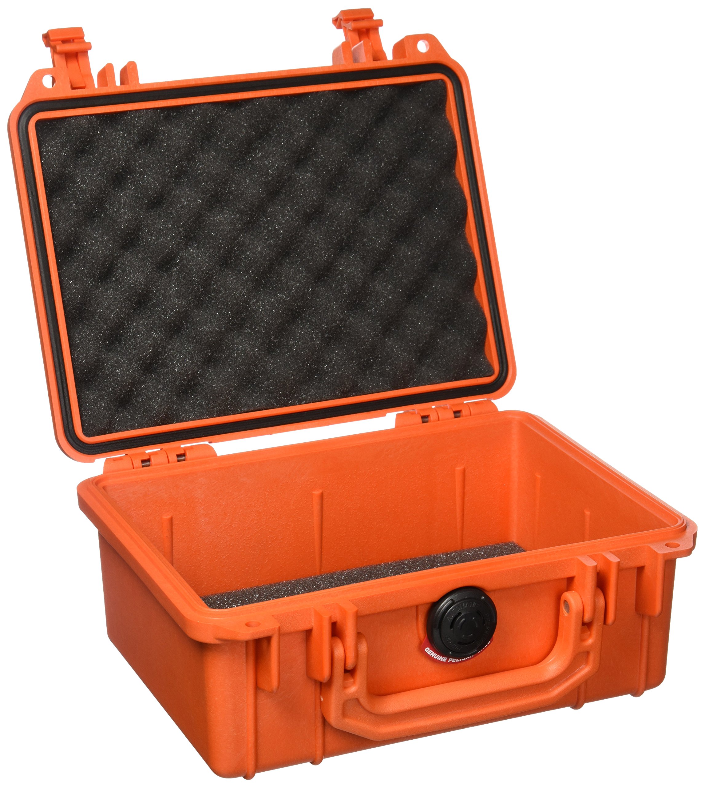 Pelican 1150 & 1120 Orange Waterproof Camera Cases with Custom Foam Insert - Perfect for DSLR, Drone & Equipment Protection During Travel & Outdoor Adventures