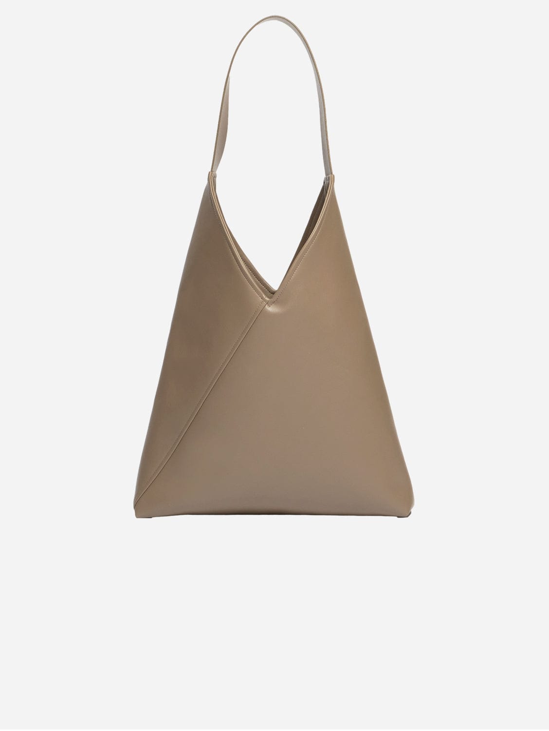 Oleatex Vegan Olive Leather Origami Bag - Eco-Friendly Mocha Brown Crossbody Purse for Women | Perfect for Work, Travel & Everyday Use