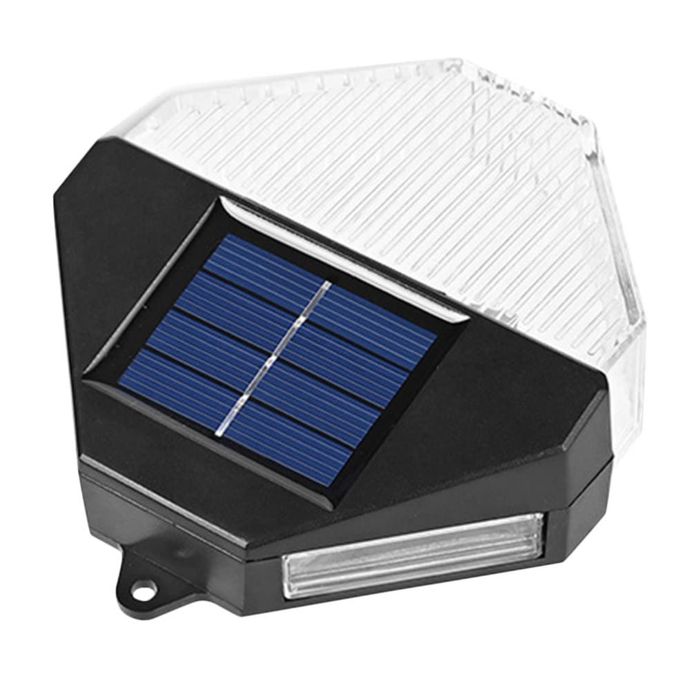 BESPORTBLE Solar Wall Light - Waterproof Outdoor Solar Lamp for Fence, Deck, Garden, Pathway | Durable ABS Wall Washer with Wear-Resistant Design | Perfect for Home, Yard, and Landscape Lighting