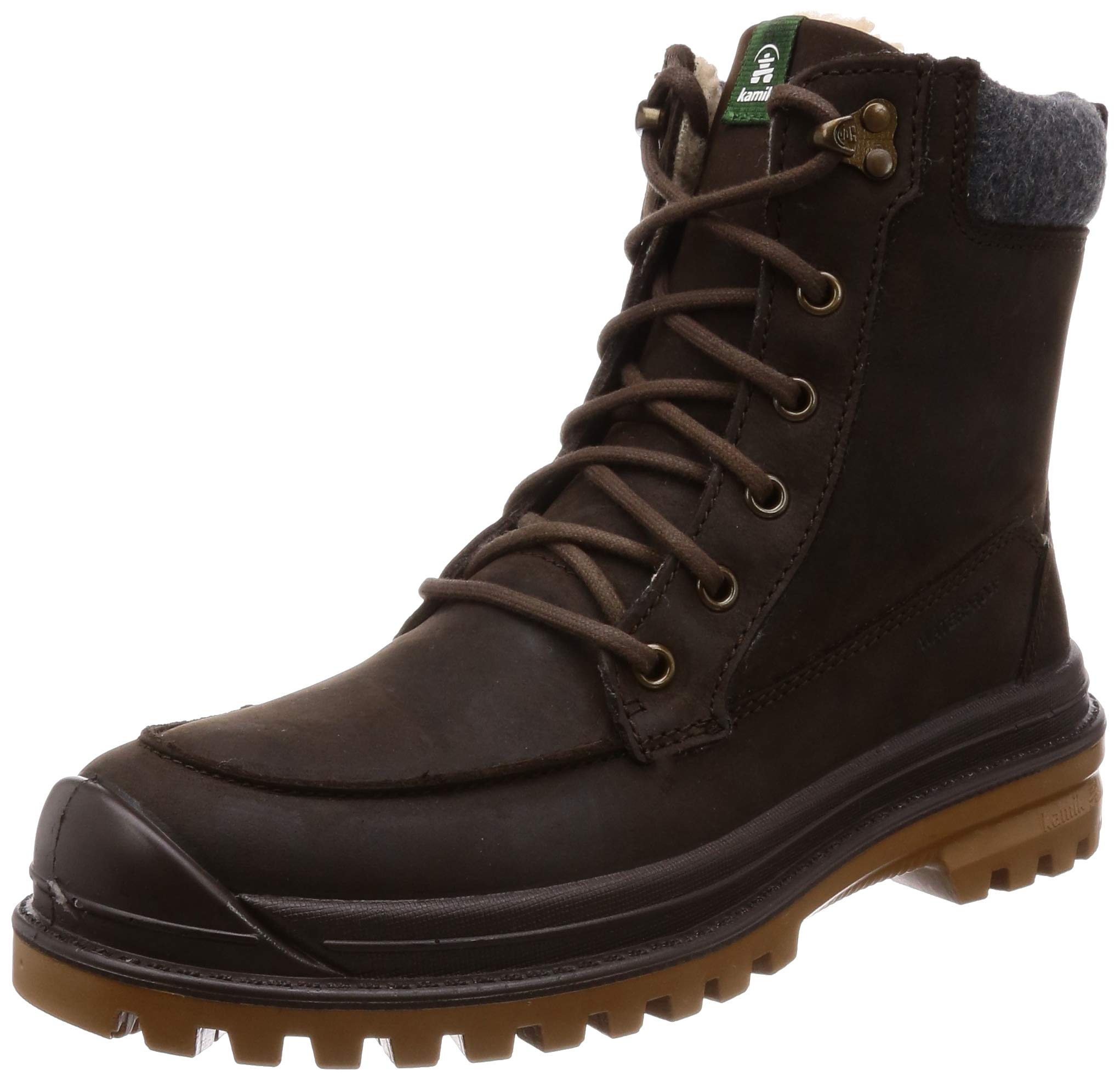 Kamik Men's Waterproof Ankle Boots - Winter Snow Boots for Hiking & Outdoor Activities - Durable & Comfortable Classic Boots for Men