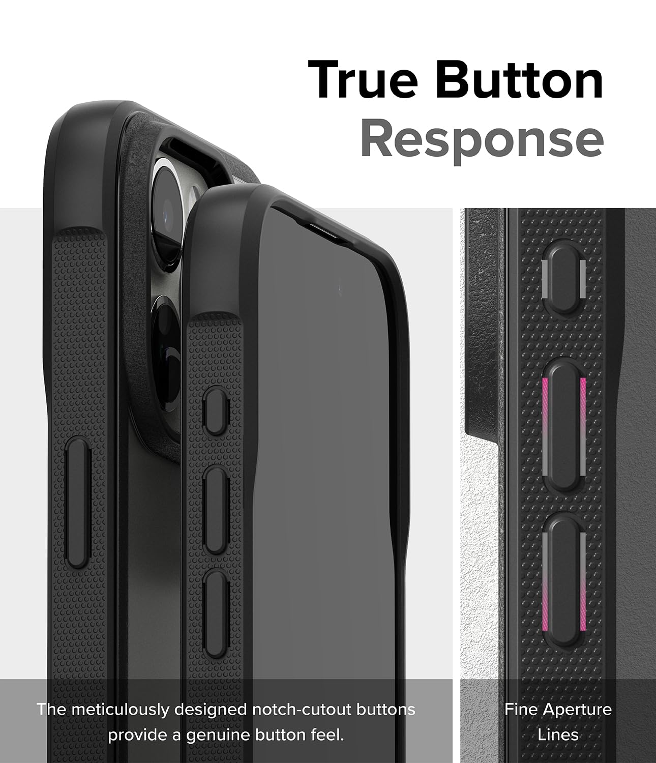 Ringke Fusion Bold iPhone 15 Pro Max Case - Shockproof Translucent Matte Black Cover with Anti-Yellowing & Anti-Fingerprint Coating | Durable Frame Design for Enhanced Grip Protection | Perfect for Outdoor Activities, Work & Daily Use