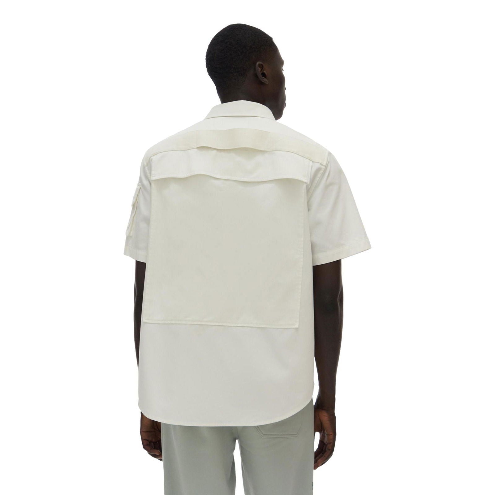 HELMUT LANG Utility Short Sleeve Shirt for Men | Casual & Streetwear Style | Perfect for Summer Outfits & Urban Adventures
