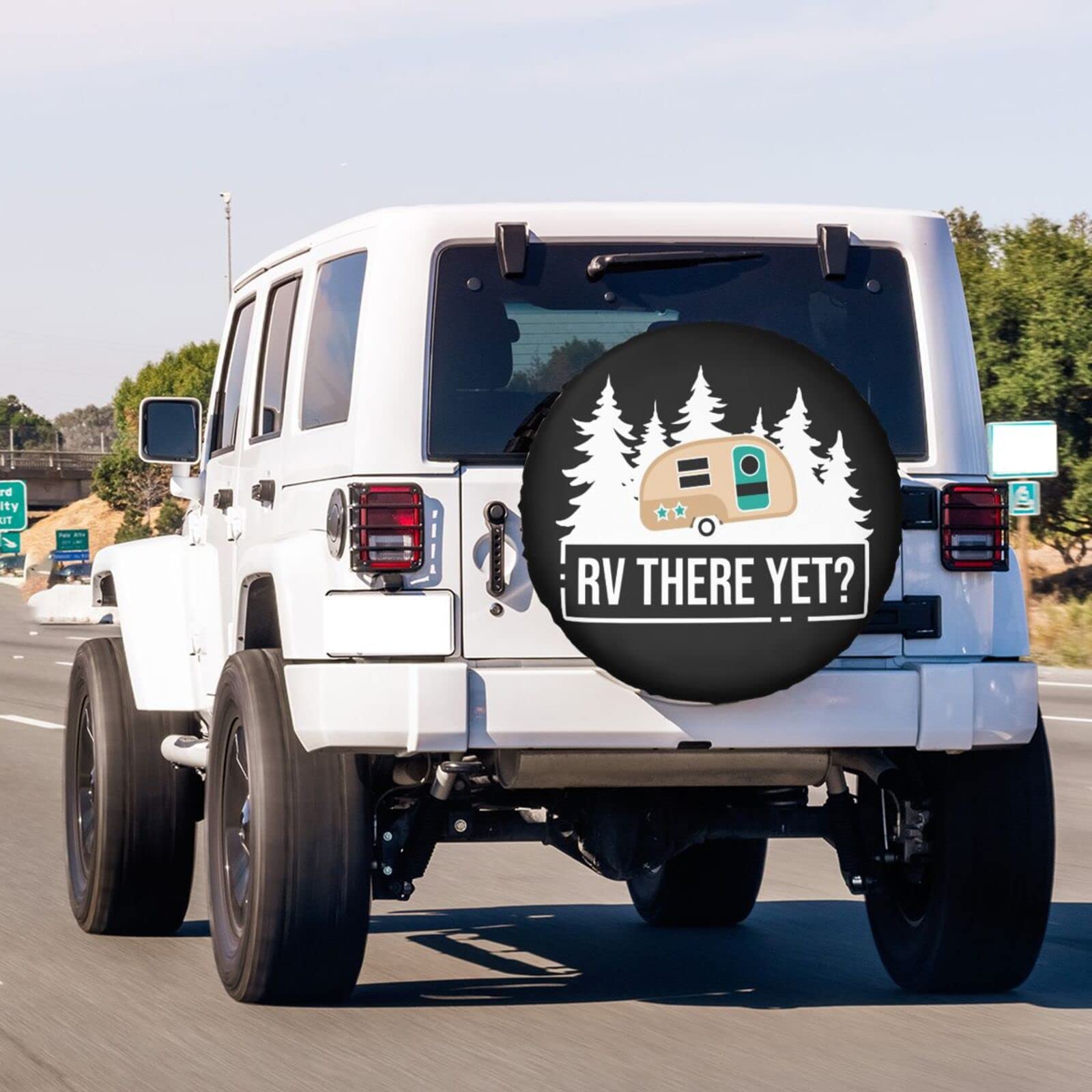 15 Inch RV Spare Tire Cover - Waterproof Dust-Proof Wheel Protector for Trailers, SUVs & Vehicles | Perfect for Camping, Road Trips & Outdoor Adventures