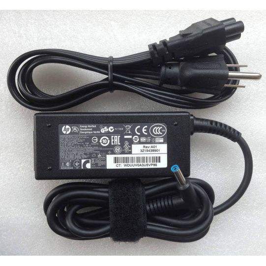 Original HP 45W Laptop Charger AC Power Adapter - Compatible with HP Models 740015-002, 741727-001, 854054-002 (19.5V 2.31A) - Perfect for Home, Office & Travel Use
