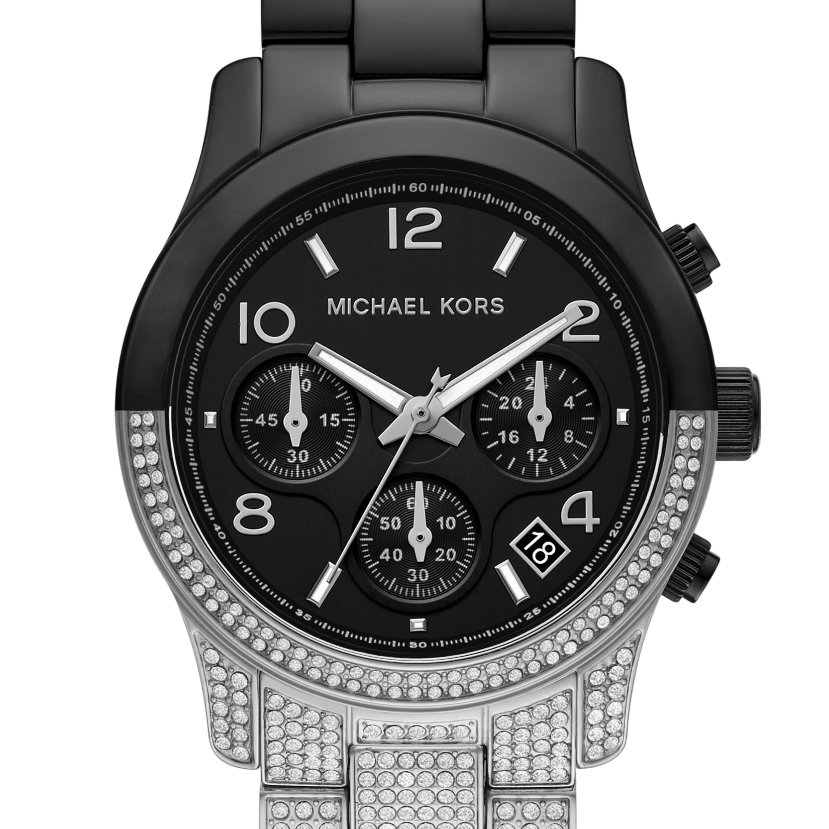 Michael Kors Runway Women's Stainless Steel Watch - Ceramic/Silicone Band Options - Elegant Dress & Casual Timepiece for Work, Parties & Everyday Wear