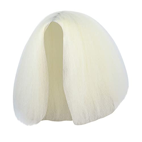 Lace Front Human Hair Wigs for Black Women - Straight Headband Wig with Silk Hair Curler for Sleeping | Natural African American Hair Replacement | Perfect for Daily Wear, Cosplay & Protective Styling (Color B, One Size)
