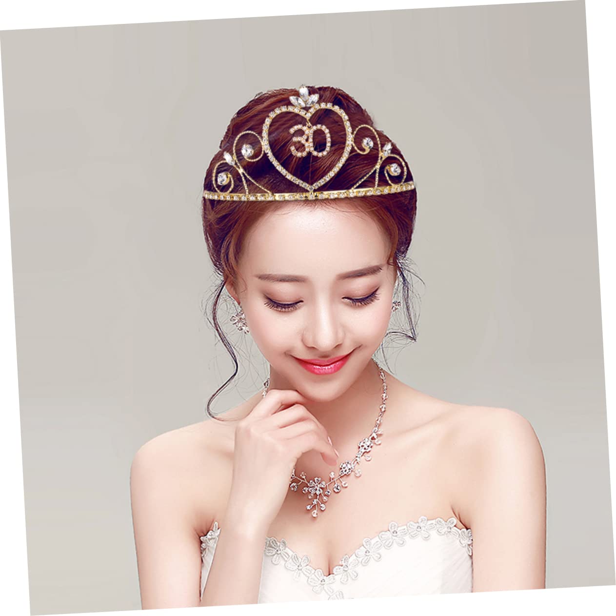 Abaodam 3-Piece Rhinestone Wedding Crown Set - Elegant Shiny Tiara Headpiece for Brides, Birthday Hair Accessories & Special Occasions | Perfect for Weddings, Prom, Pageants, and Formal Events