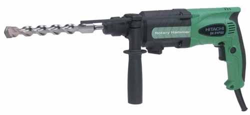 Hitachi DH24PB2 Rotary Hammer Drill 220V - Powerful Demolition & Masonry Tool for Concrete, Brick, and Stone Drilling (Construction, Renovation, DIY Projects)