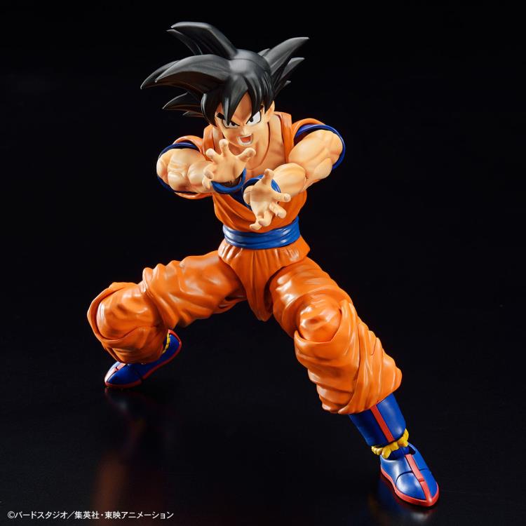 Figure Rise Standard Dragon Ball Z Son Goku New Spec Version Action Figure Model Kit - Perfect for Anime Collectors & DBZ Fans Display or DIY Building Fun