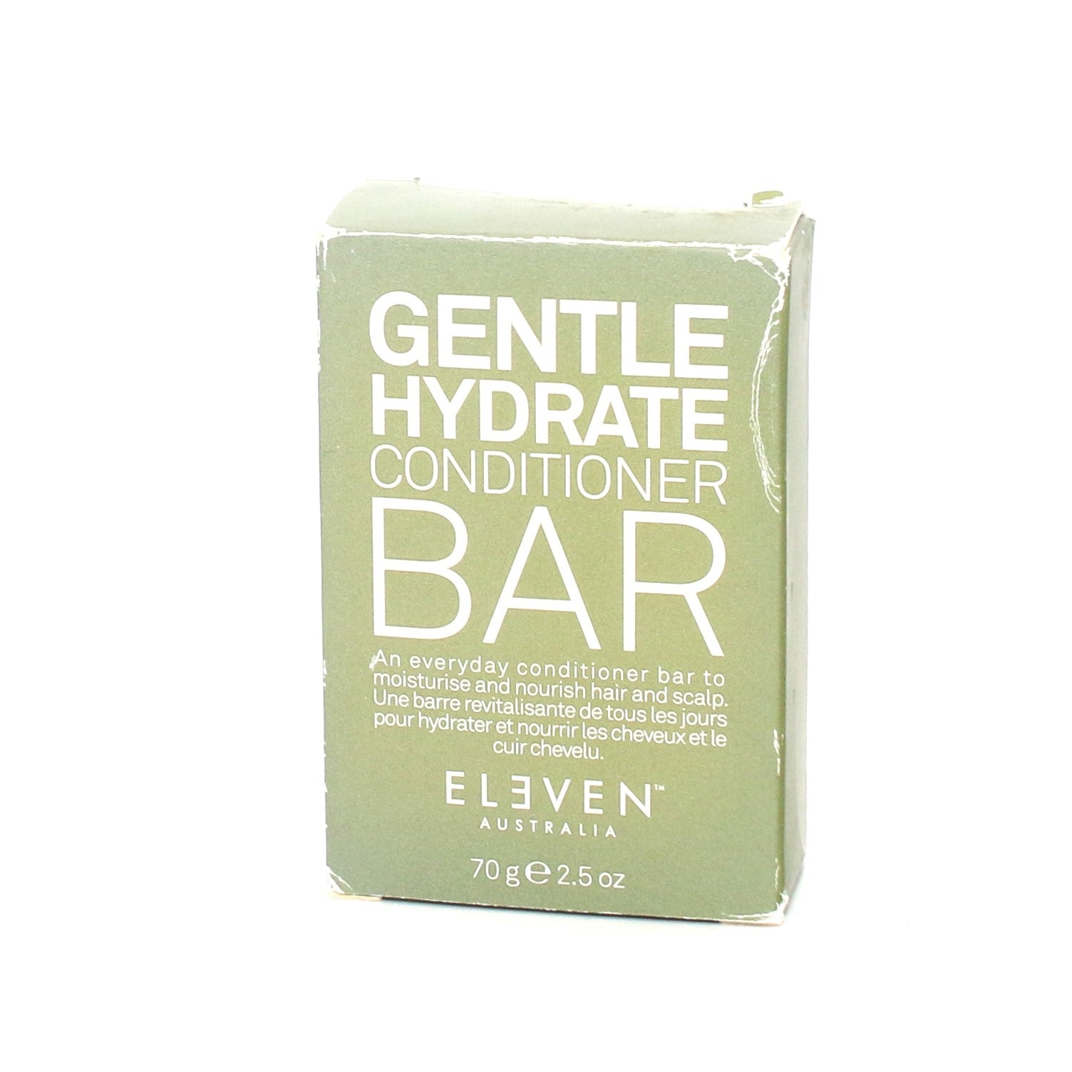 Eleven Gentle Hydrate Conditioner Bar 2.5 oz - Vegan, Sulfate-Free Solid Hair Conditioner for Dry & Damaged Hair | Eco-Friendly Travel & Zero Waste Bathroom Essential