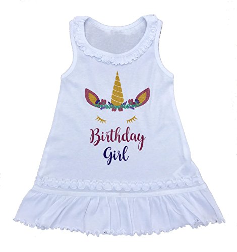 **Unicorn Birthday Dress for Toddler Girls - Adorable Princess Party Outfit for Birthday, Photo Shoots & Special Occasions**