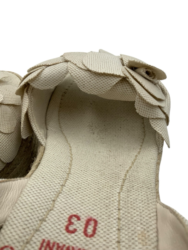 Valentino Atelier 03 Rose Edition Women's Wedge Sandals Size 40 (US 10) - Perfect for Summer Weddings & Beach Vacations