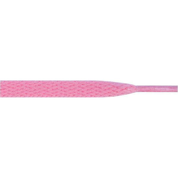 12 Pair Pack of Pink Athletic Flat 5/16 Shoelaces - Durable Gym & Running Shoe Laces for Sneakers, Casual Shoes & Workout Footwear