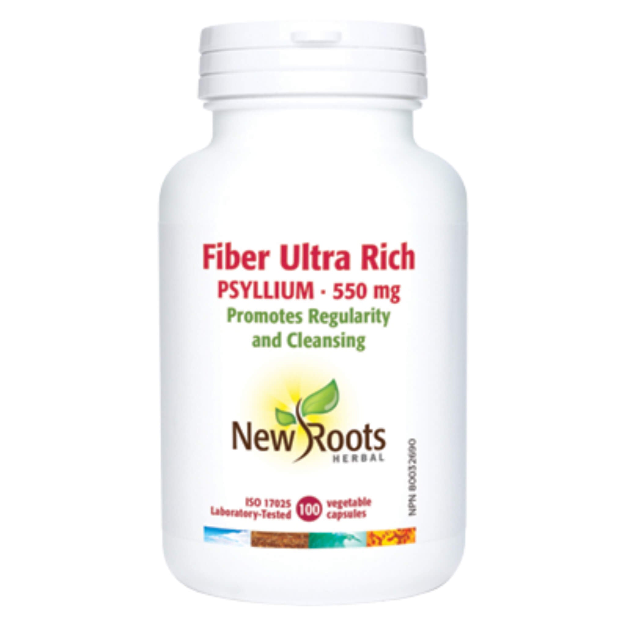 Premium Fiber Ultra Rich Psyllium Husk 550mg Capsules - Supports Digestive Health & Weight Management for Daily Wellness