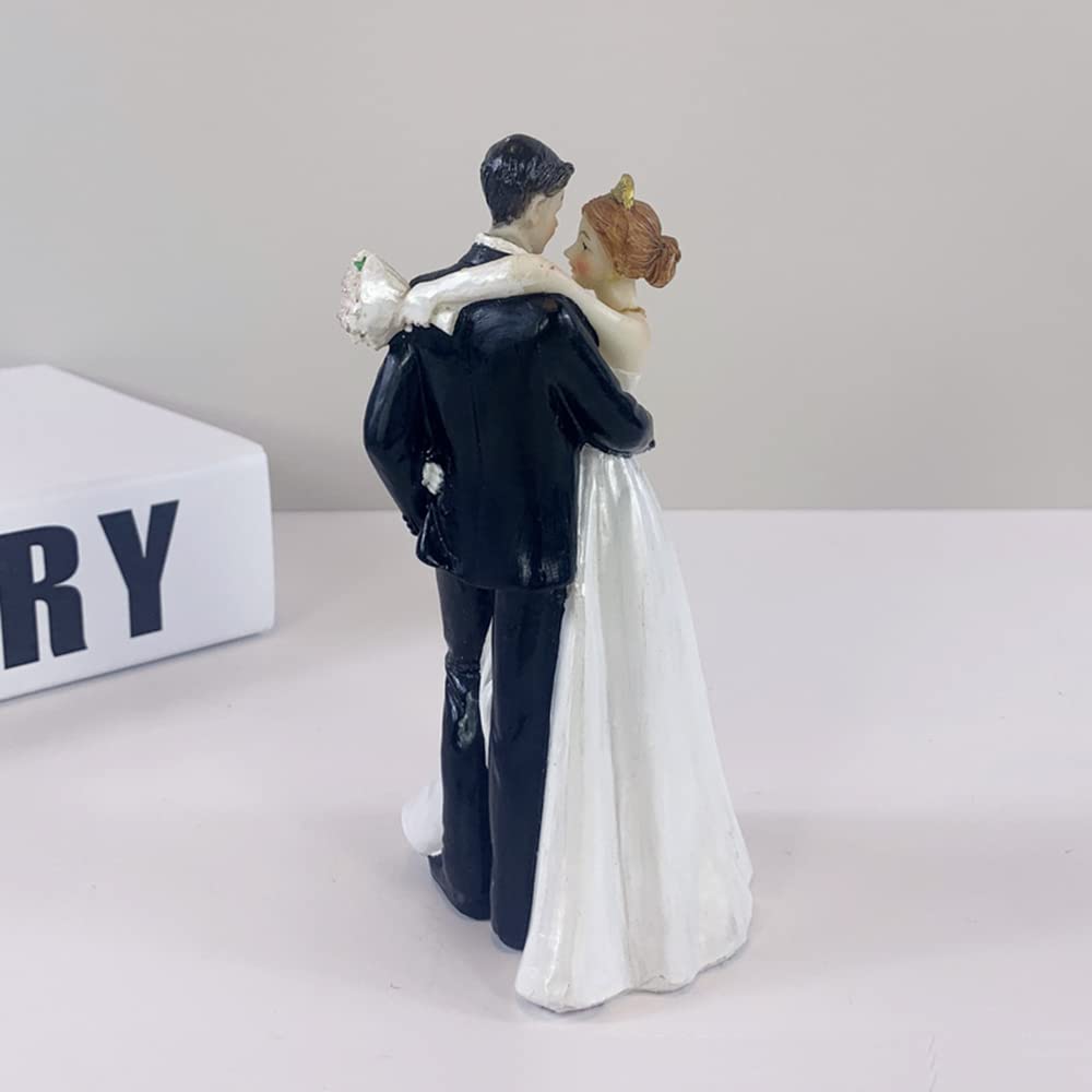 Custom Mr & Mrs Wedding Cake Topper - Anime Couple Bride & Groom Cake Decoration for Weddings, Anniversaries & Christmas Celebrations | Personalized Cake Decor for Special Occasions