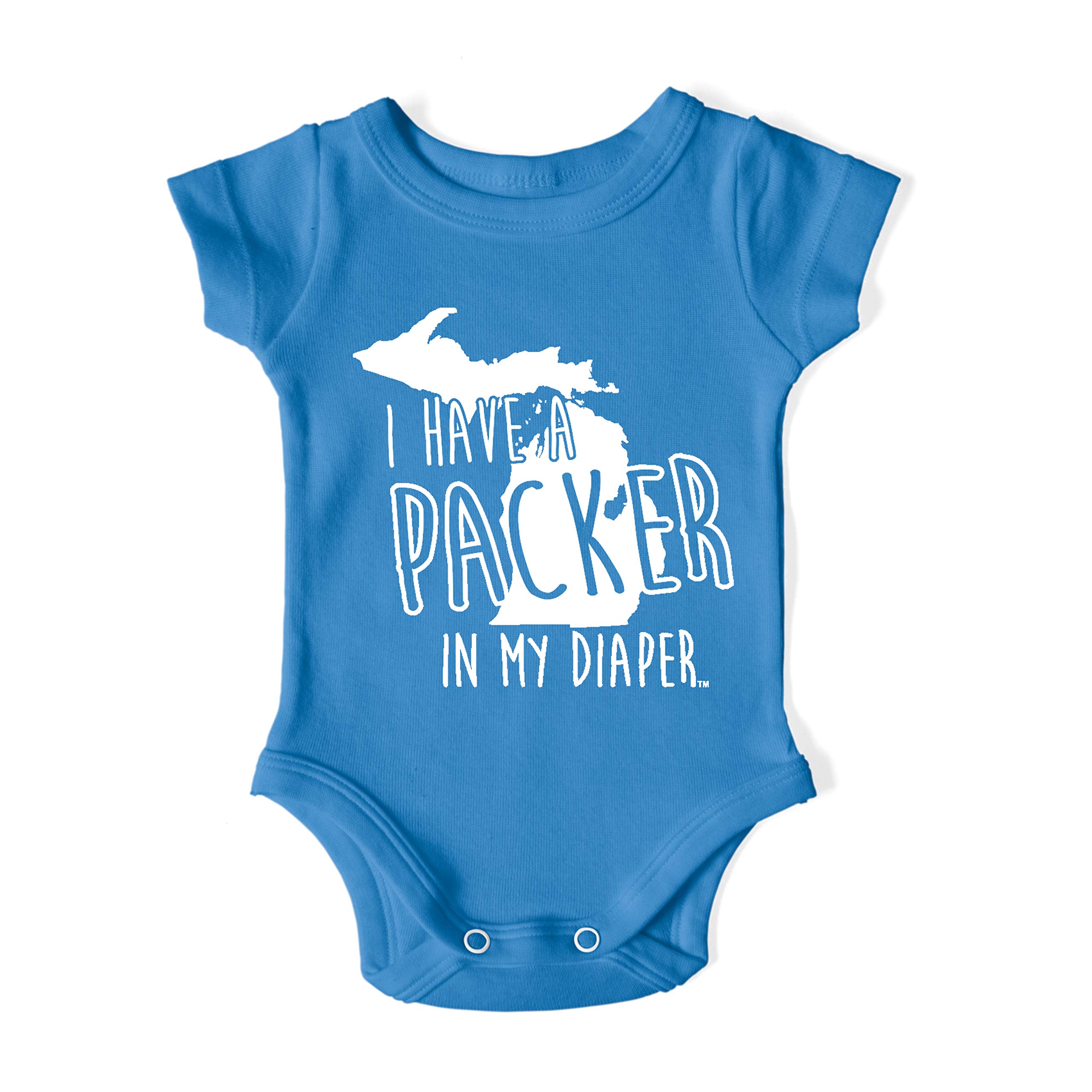 Detroit Rival Sports Fans Baby Bodysuit - Funny Packer Design for Newborns & Infants | Perfect for Game Day, Family Photos & Nursery Outfits