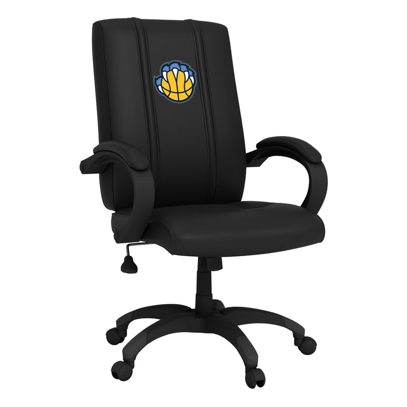 Memphis Grizzlies NBA Office Chair with Secondary Logo Panel - 1000 Series Ergonomic Gaming & Work Desk Chair for Basketball Fans | Perfect for Home Office, Gaming Setup & Sports Memorabilia Collection
