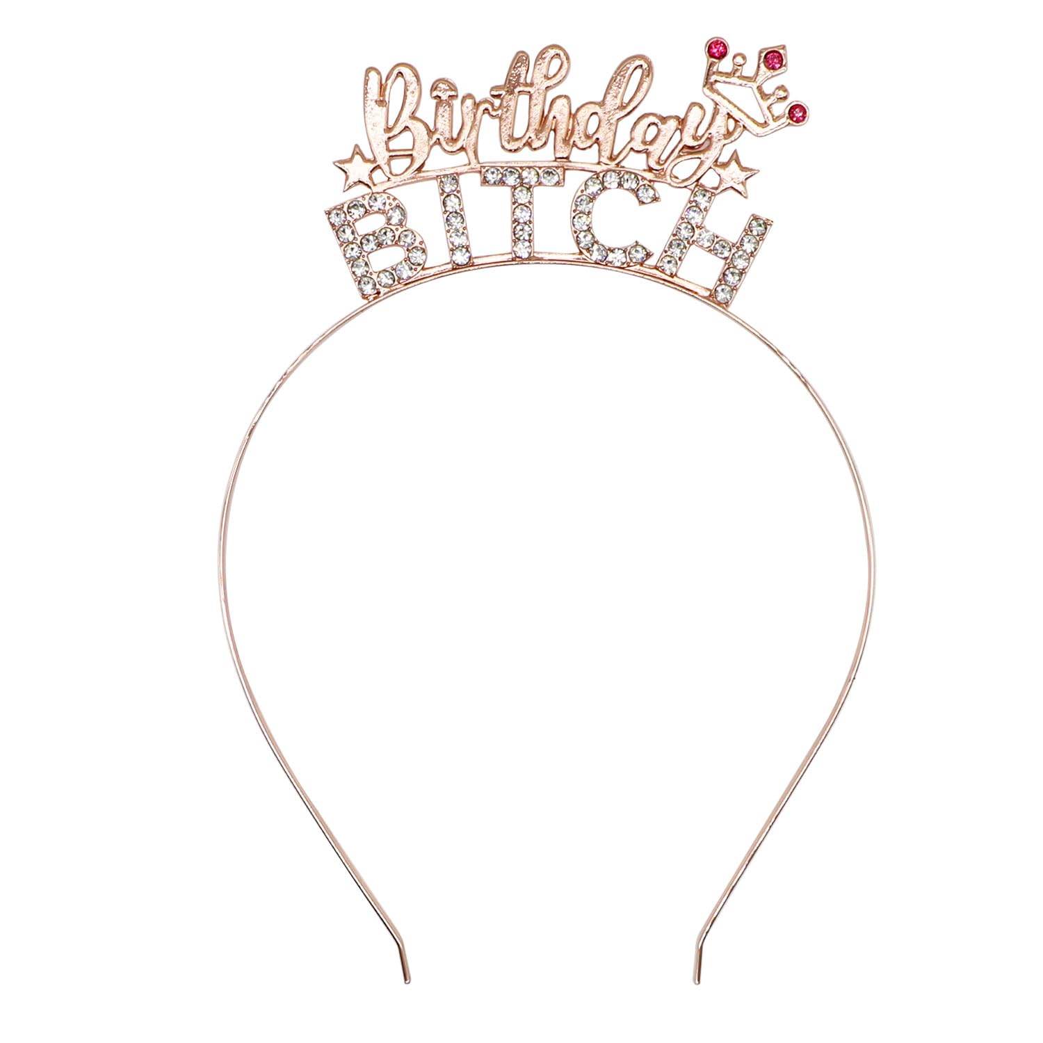 ALLY-MAGIC Birthday Crowns for Women - Rhinestone Princess Tiara & 