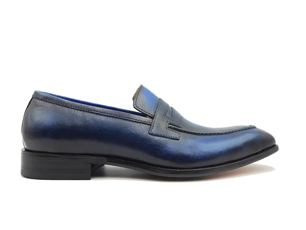 Premium Genuine Leather Penny Loafers for Men - Slip-On Comfort & Classic Style - Perfect for Business, Casual & Formal Occasions