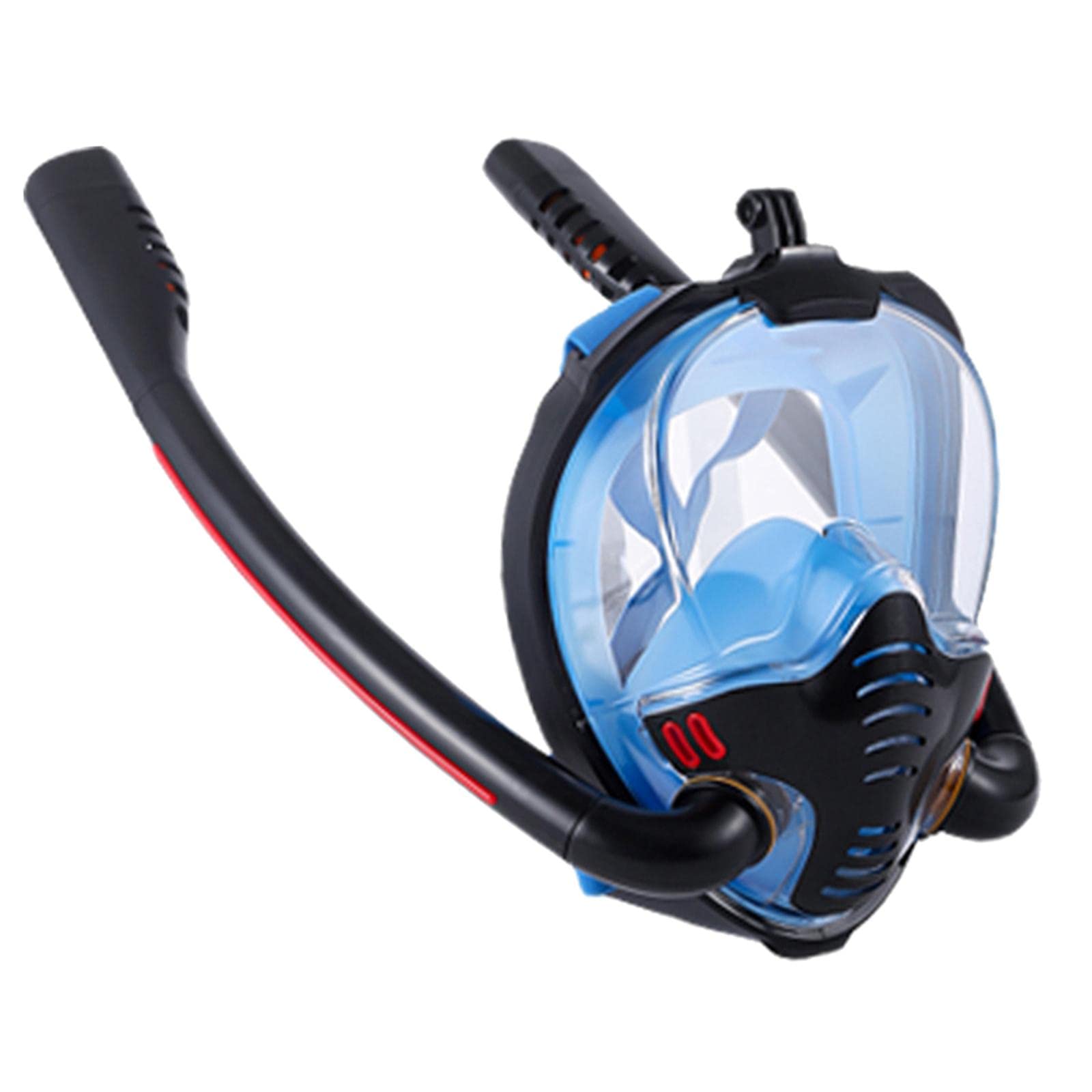 LOSA Full Face Snorkel Mask - 180° Panoramic View, Anti-Fog & Leak-Proof Design for Adults - Perfect for Scuba Diving, Snorkeling, and Underwater Exploration in Ocean, Pool, or Beach Vacations
