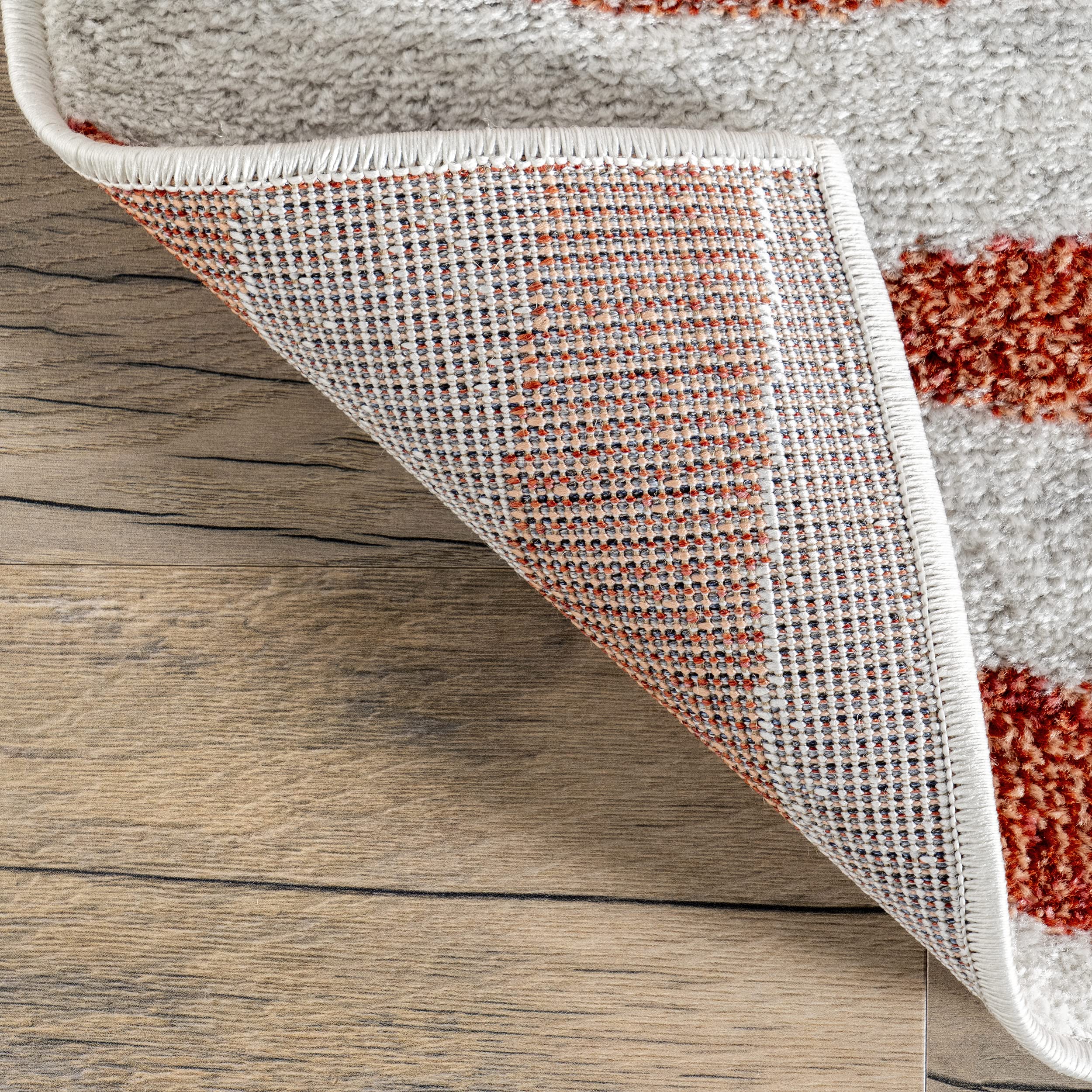 nuLOOM 5' x 8' Performance Indoor Area Rug - Non-Shedding, Power Loomed High-Traffic Rug for Living Room, Bedroom, Home Office - Durable & Easy to Clean - Perfect for Family Rooms, Entryways & Pet-Friendly Spaces (Tristan Pink)