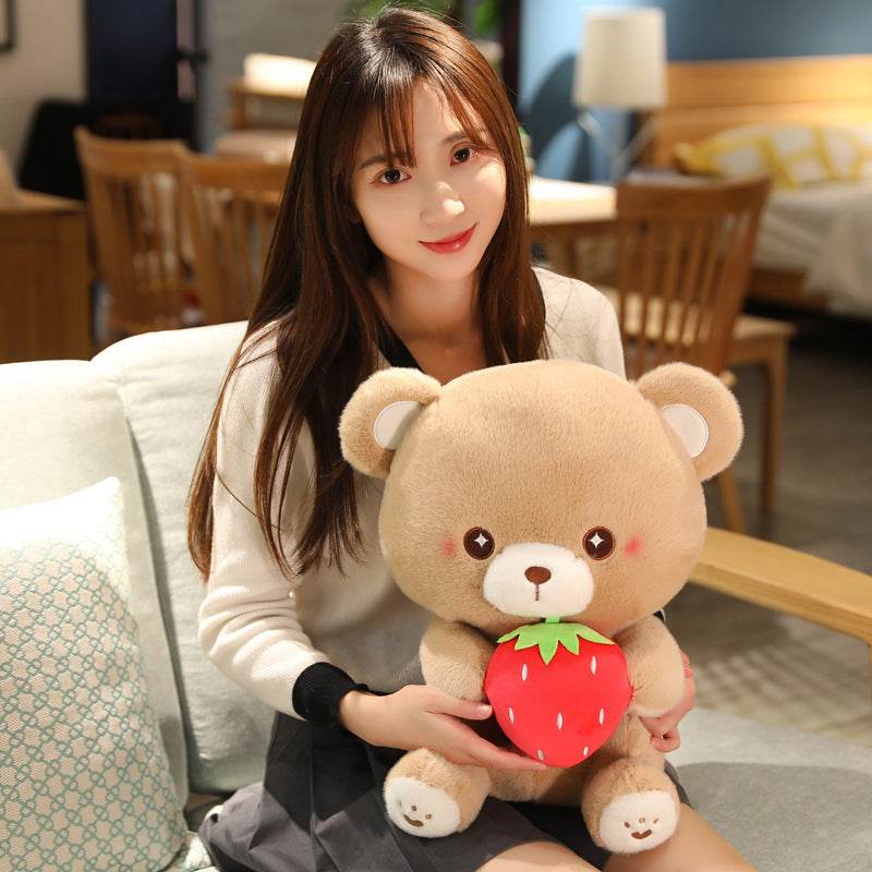Tiny Teddy Berry: Adorable Kawaii Teddy Bear Plush Toy - Perfect for Gifts, Kids' Rooms & Kawaii Collections