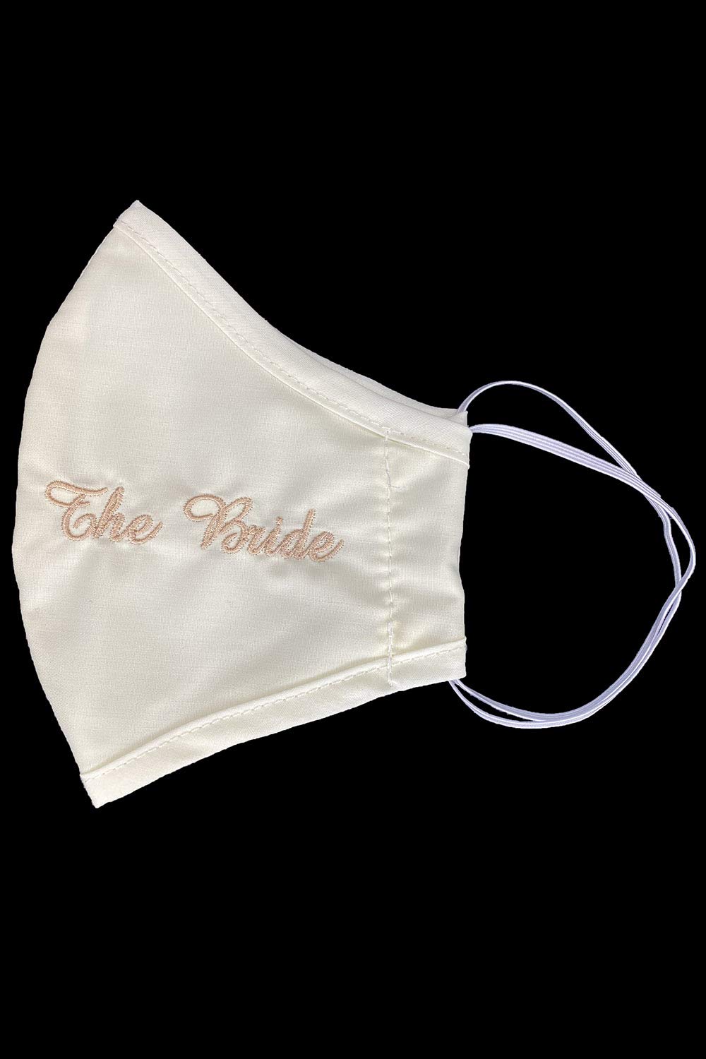 Pink Princess Bride and Groom Face Mask Set - Wedding Masks for Bride, Groom & Mother of the Bride - Made in USA - Perfect for Wedding Ceremonies, Receptions & Bridal Showers