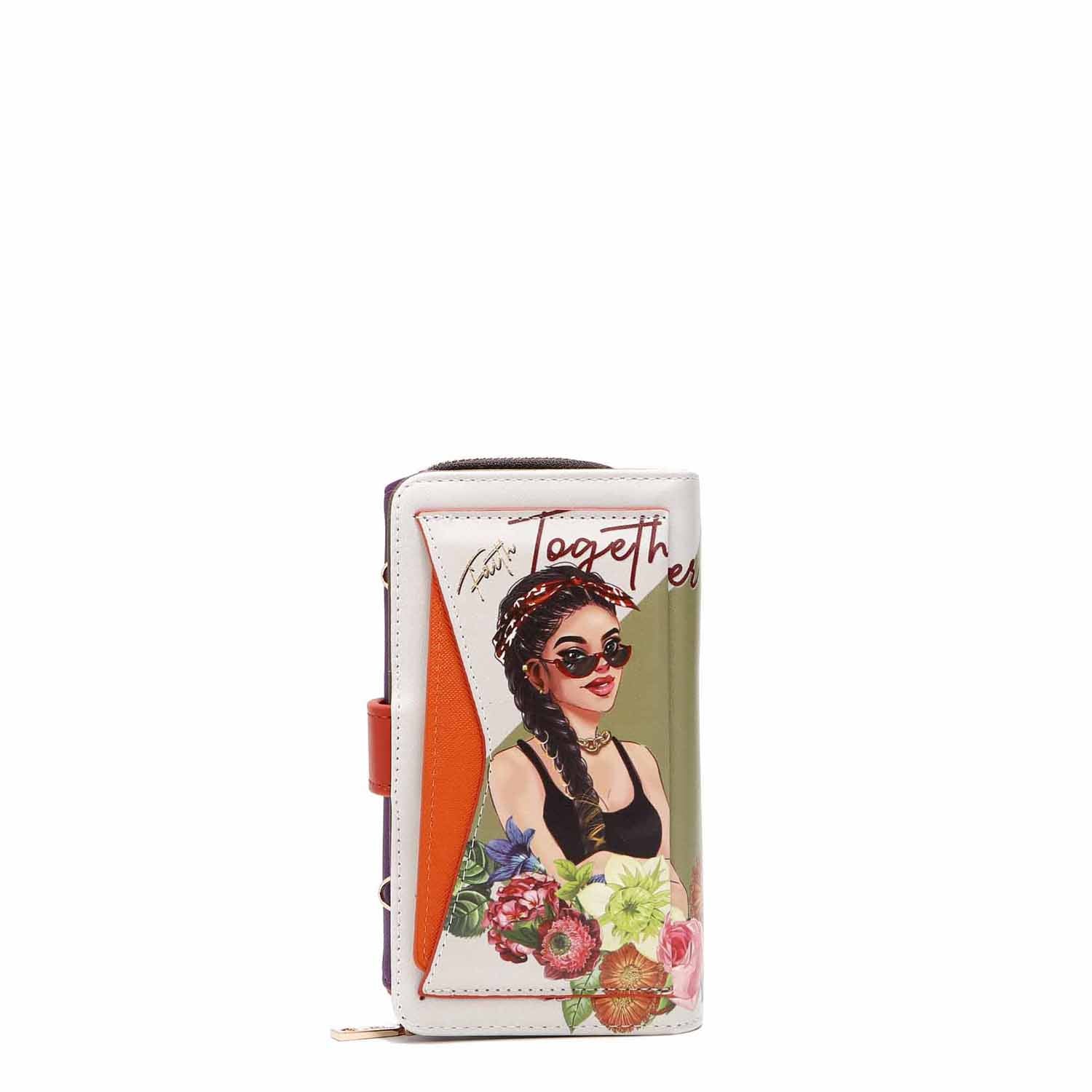 Stylish Trifold Phone Case with Crossbody Wallet - Perfect for Hands-Free Convenience While Shopping, Traveling, or Running Errands