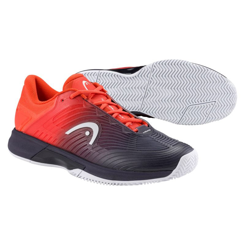 HEAD Revolt Pro 4.5 Clay Tennis Shoes for Men - Lightweight Performance Court Shoes for Clay Courts | Ideal for Competitive Play & Training