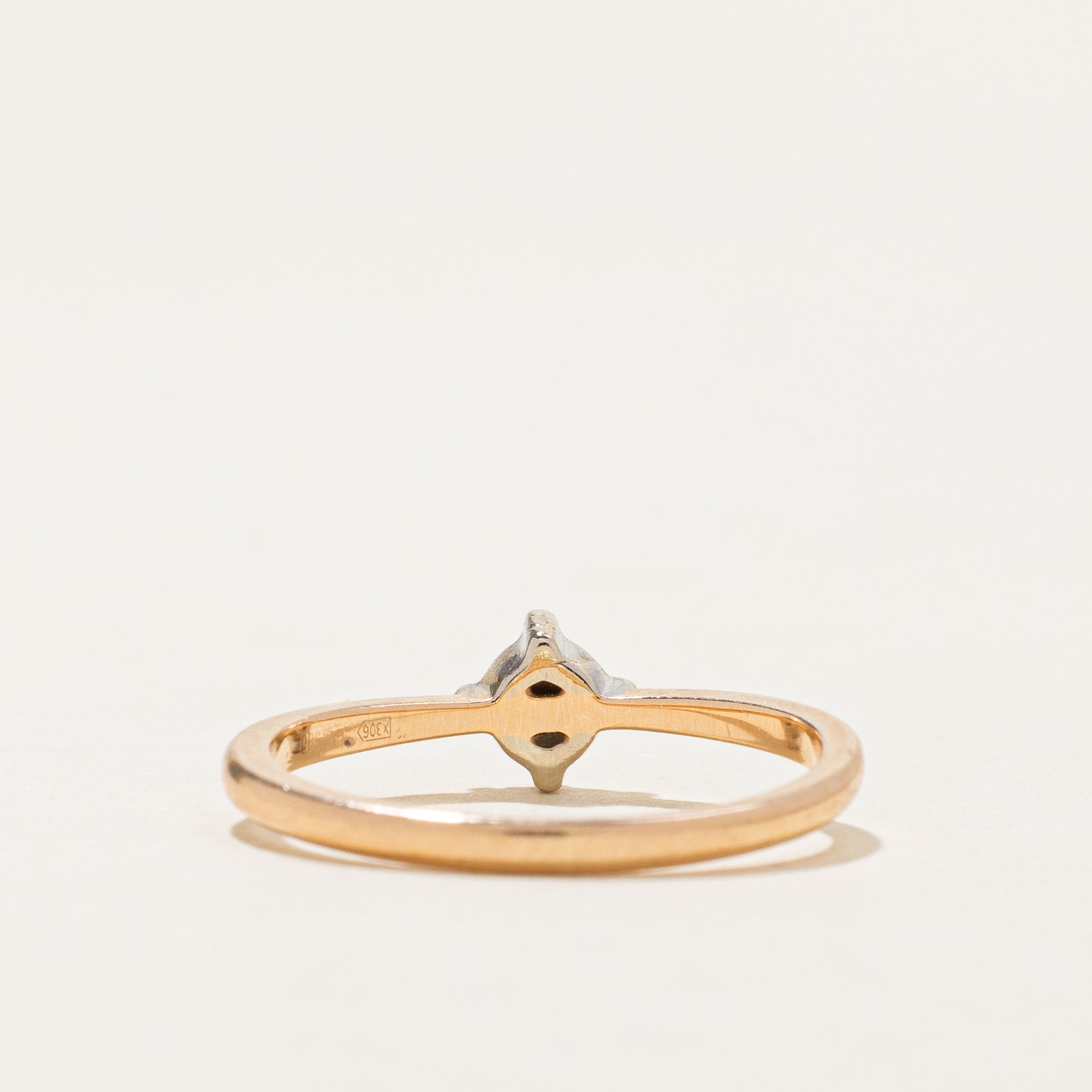0.01ctw Diamond Cluster Petite Ring - Size 5 | Elegant & Dainty Wedding Band, Anniversary Gift for Her | Perfect for Everyday Wear & Special Occasions