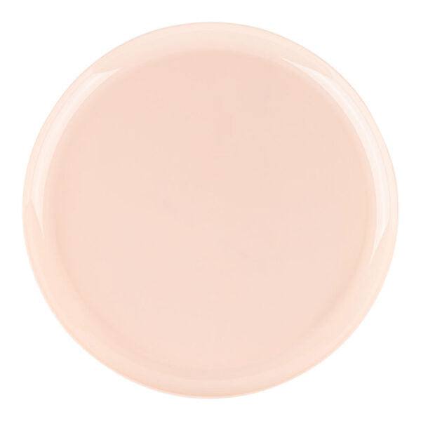 Premium 10-Pack Pink Round Plastic Plates - Elegant & Durable Dinnerware for Parties, Picnics, and Special Occasions