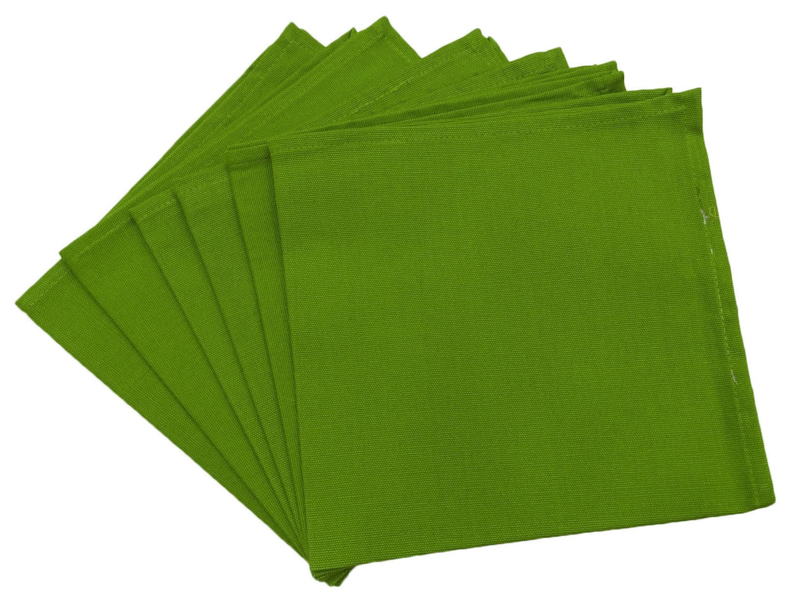 Premium YUGA 100% Cotton Plain Dinner Napkins Set - 6 Pack (19x19 Inches) - Soft & Absorbent Table Linen for Formal Dining, Parties & Everyday Use