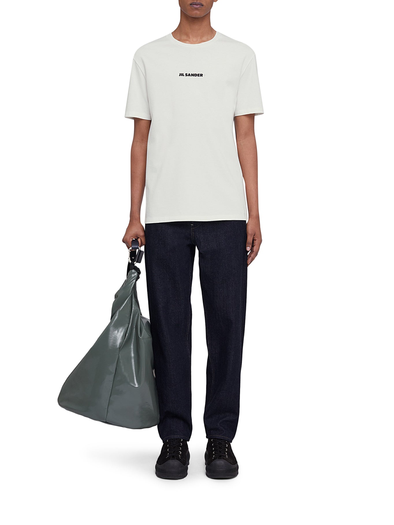 Premium Crew Neck T-Shirt with Embroidered Logo - Soft Cotton Men's Tee for Casual Wear & Everyday Outfits