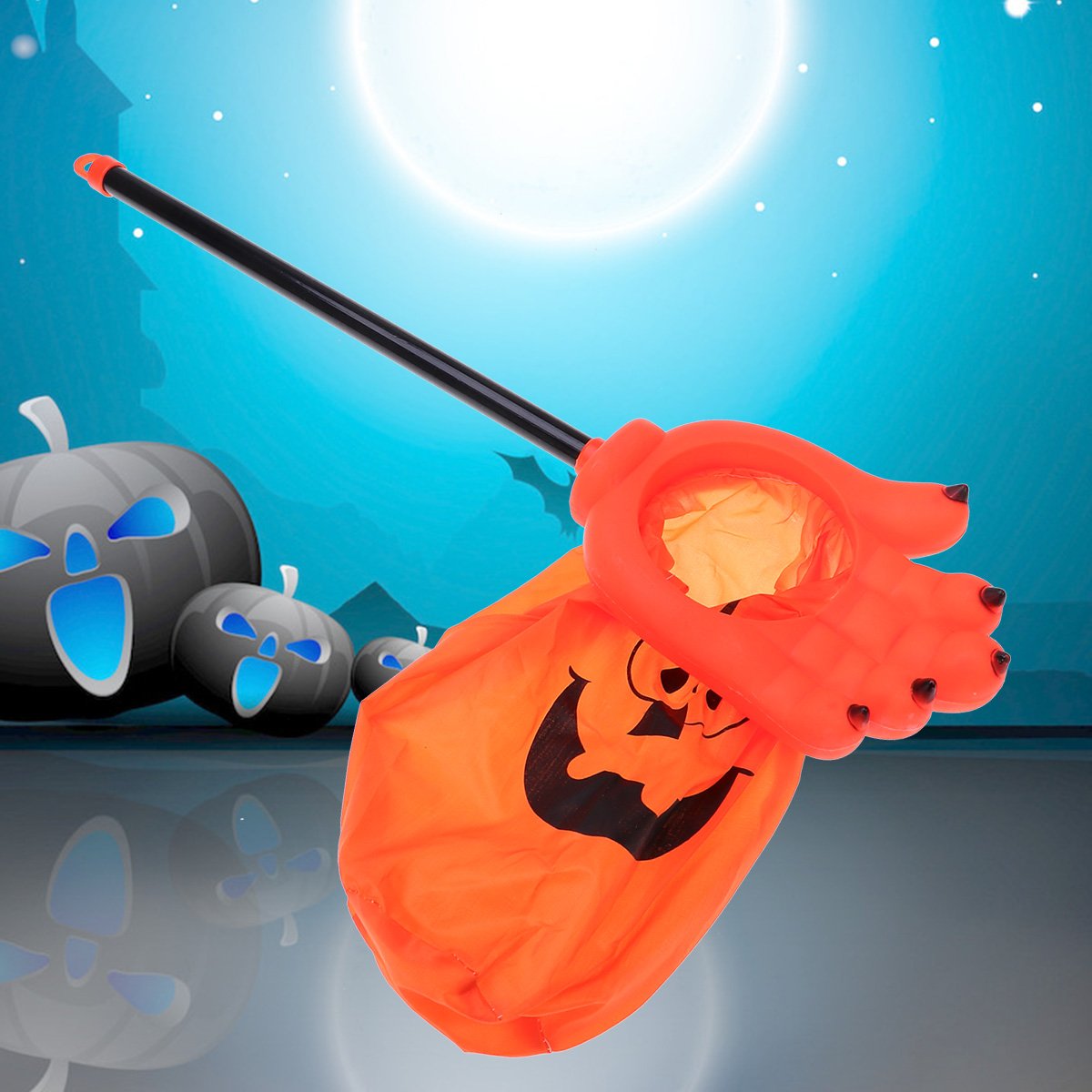**Cute Halloween Treat Bags for Kids - Trick or Treat Candy Baskets, Halloween Snack & Favor Bags - Perfect for Trick-or-Treating, Halloween Parties & Costume Makeup Totes**