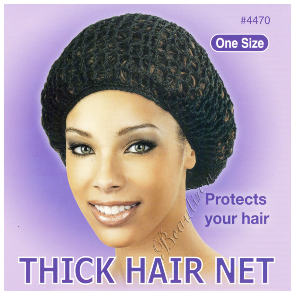 Thick Hair Net #4470 - Durable & Comfortable Hair Cover for Salon, Food Service & Healthcare Workers