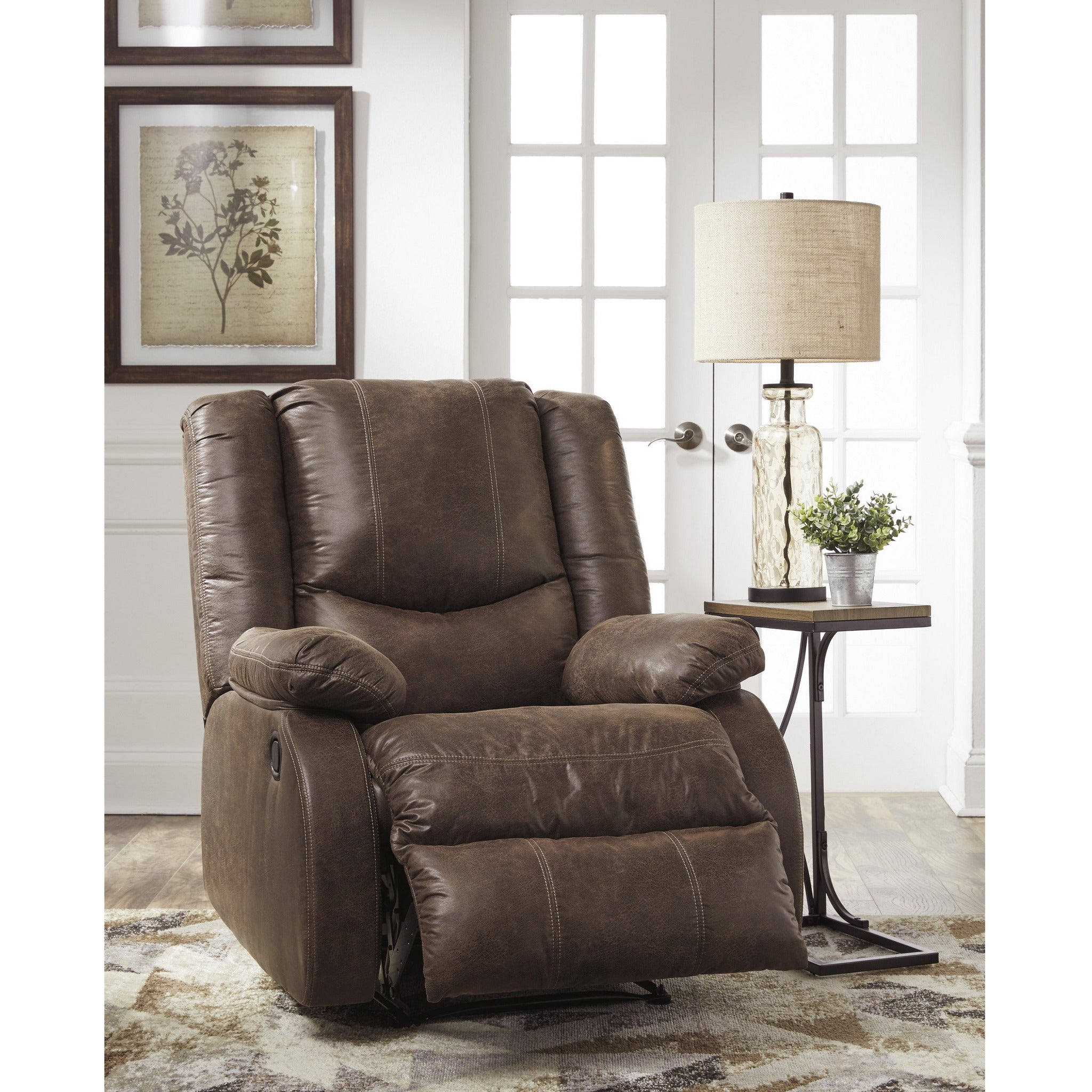 Bladewood Zero Wall Recliner - Power Lift Reclining Chair with Massage & Heat for Elderly, Living Room, Home Theater (Modern Grey Fabric) - Perfect for Relaxing, Watching TV & Napping