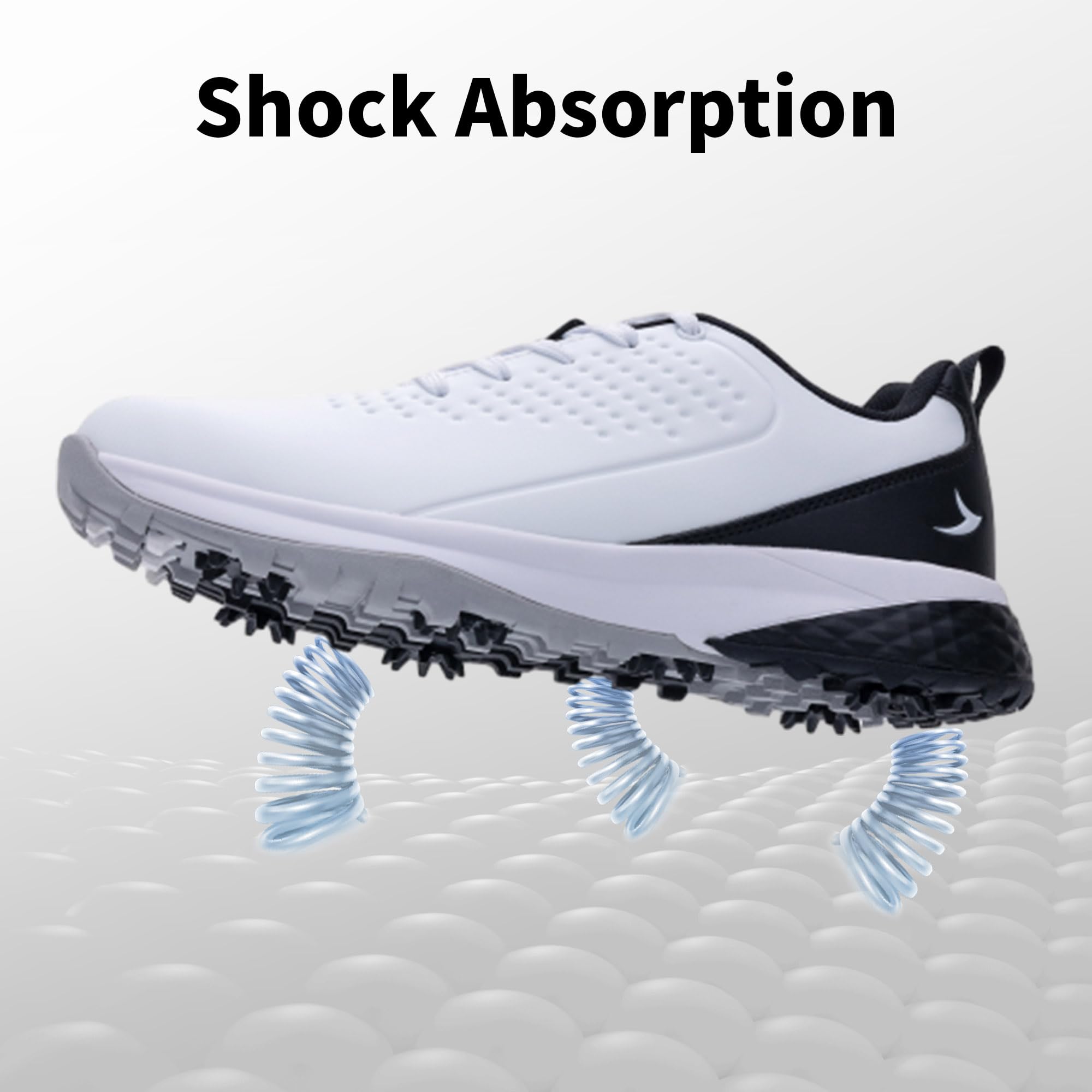 **Men's Waterproof Spiked Golf Shoes – Non-Slip Outdoor Golf Sneakers for Men | Perfect for Wet Conditions & Course Performance**