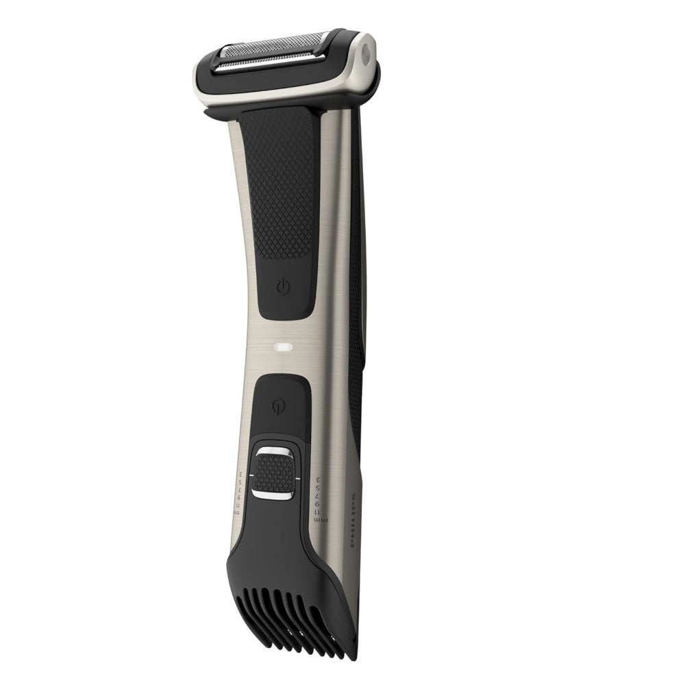 PHILIPS BG7025/15 Body & Intimate Area Trimmer for Men - Waterproof Manscaping Grooming Kit with Dual-Sided Trimmer - Perfect for Body Hair, Chest, Back & Sensitive Areas