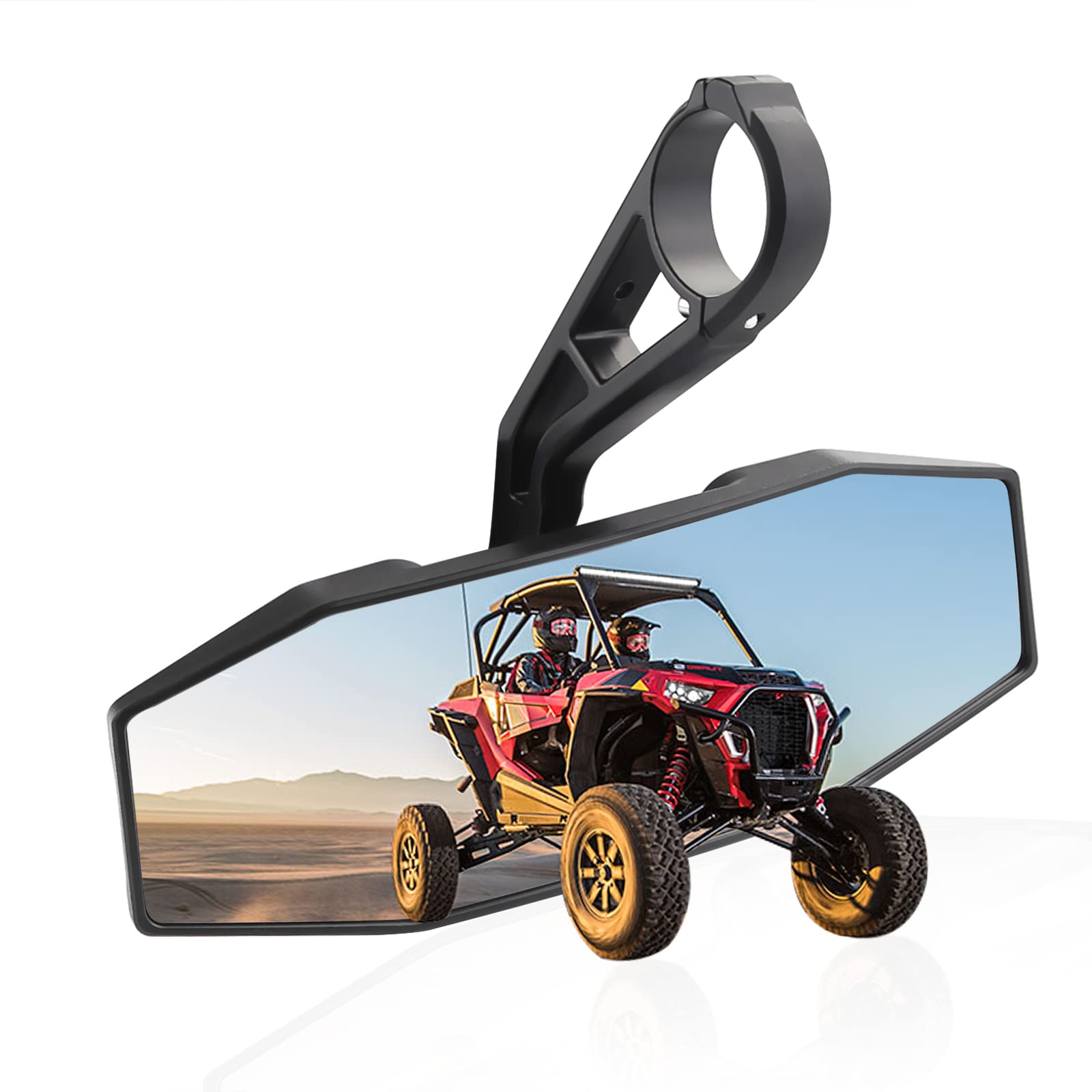 UTV Center Rear View Mirror for Polaris General RZR Ranger 570 900 1000 XP & Arctic Cat Wildcat (2015-2024) | 1.75