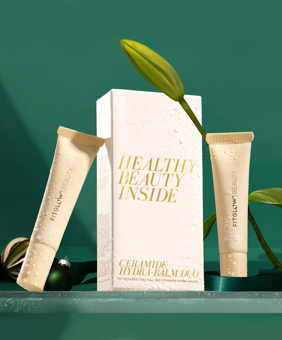 Ceramide Hydra Balm Duo - 24-Hour Moisturizing Cream with Rosewood Oil for Dry & Sensitive Skin | Perfect for Nighttime Hydration & Daily Skincare Routine