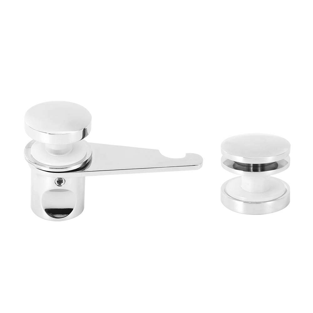 Premium Glass Door Lock for Bathroom & Shower - Heavy Duty Home & Office Security Hardware - Ideal for Privacy Protection in Residential & Commercial Spaces