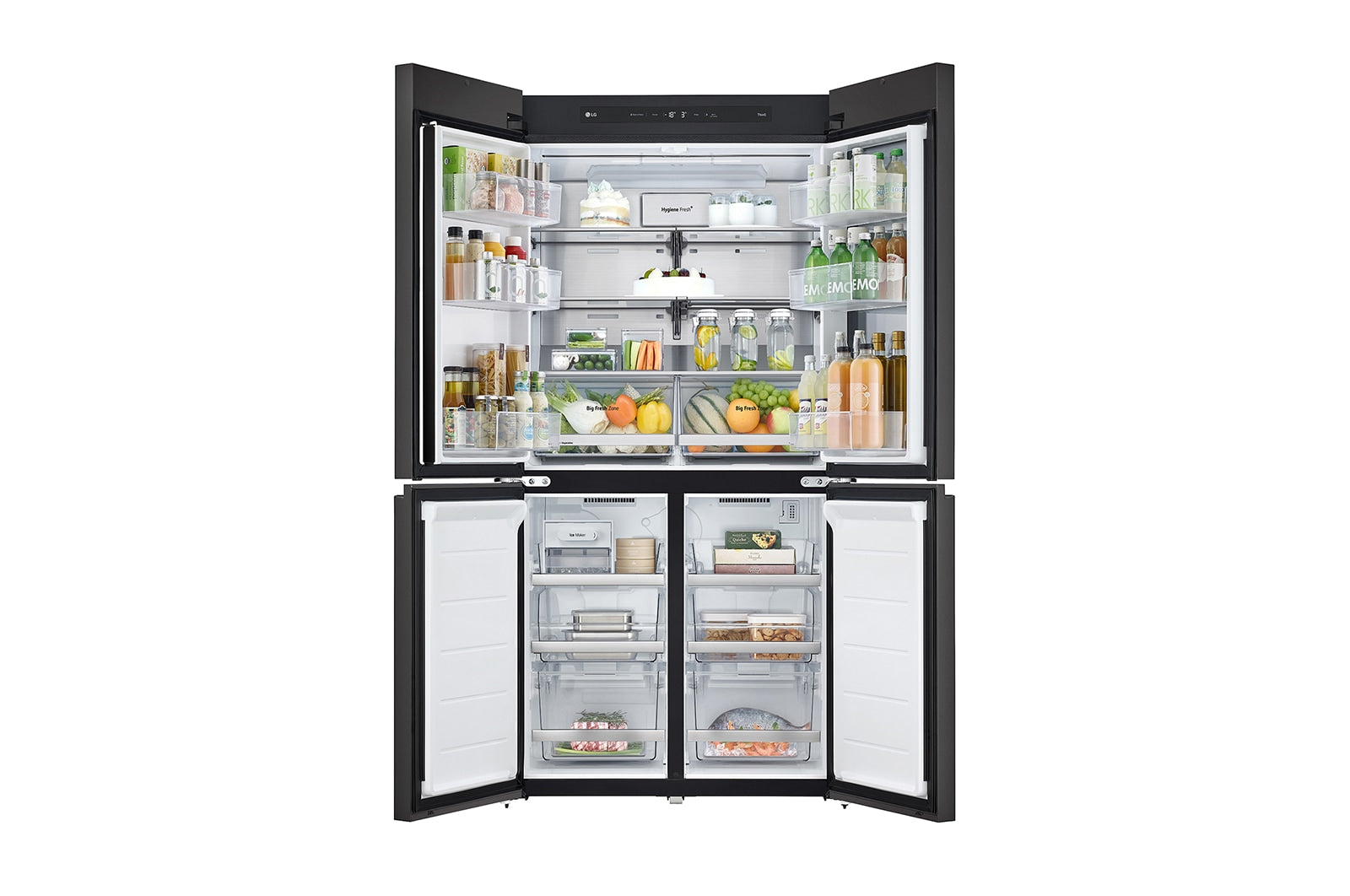 LG Objet Collection 527L French Door Refrigerator GF-Q5143GE - Energy Efficient Smart Fridge with Craft Ice Maker & Door-in-Door Design - Perfect for Modern Kitchens & Entertaining