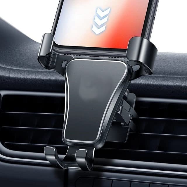 Car Phone Holder - Air Vent Clip Mount for iPhone 13/12/11, Huawei, Xiaomi - GPS Navigation & Driving Safety