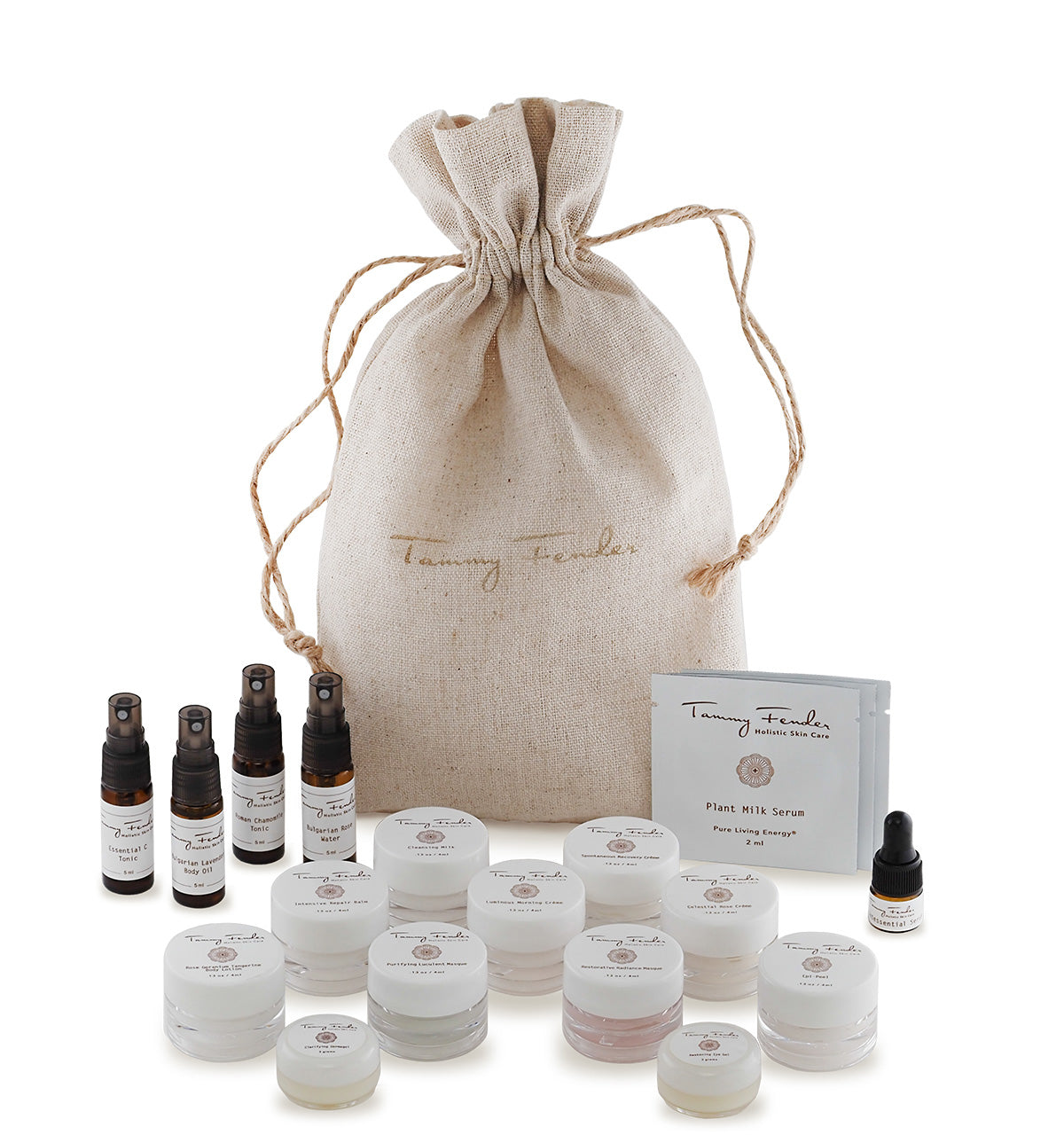 Tammy Fender Organic Skincare Discovery Set - Mini Facial Care Kit with Natural Ingredients for Sensitive Skin | Perfect for Travel, Gifts & Daily Skincare Routine