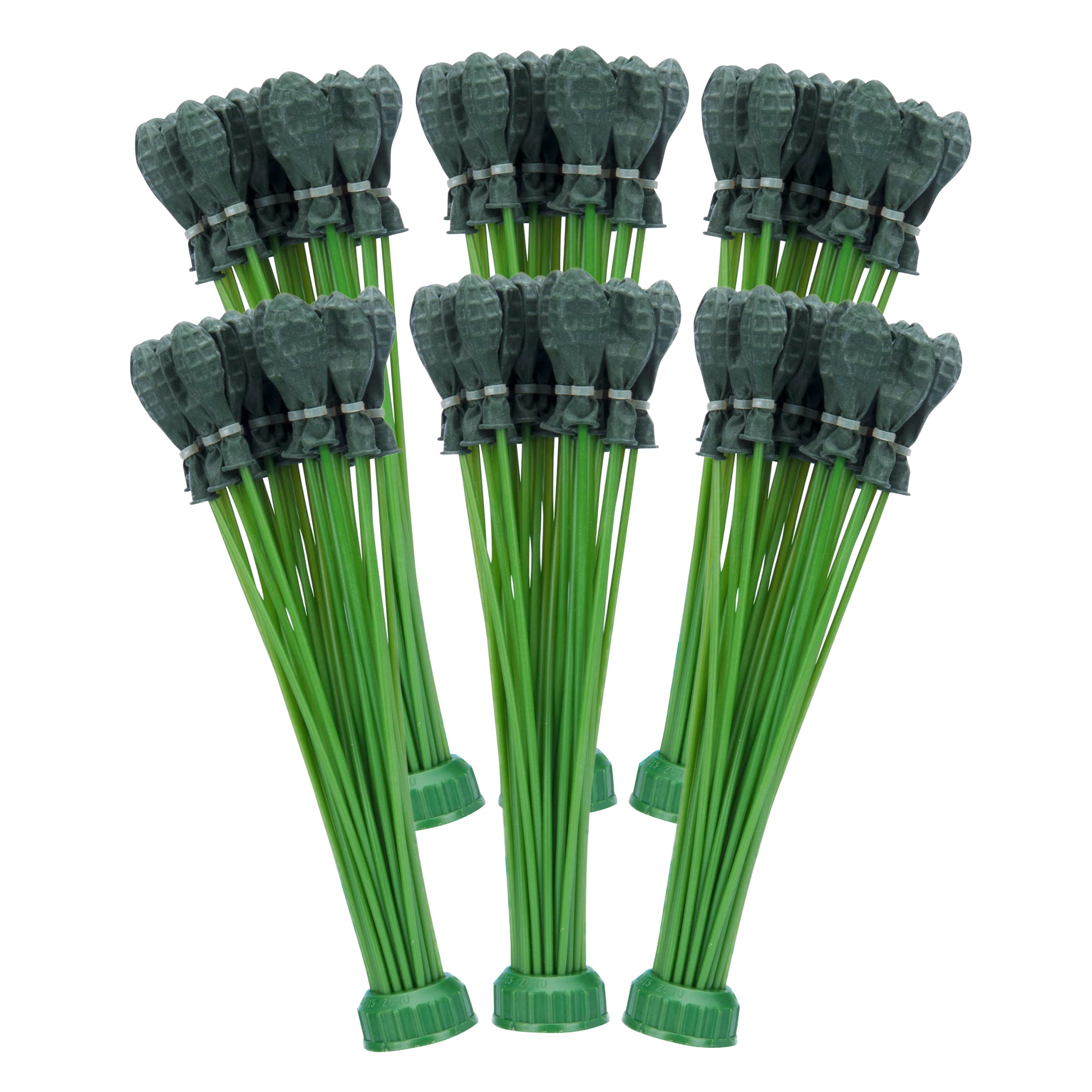 Rapid-Filling Water Balloons 6 Pack (210 Balloons) - Grenade-Colored, Fun for Summer Parties, Outdoor Games & Kids Activities