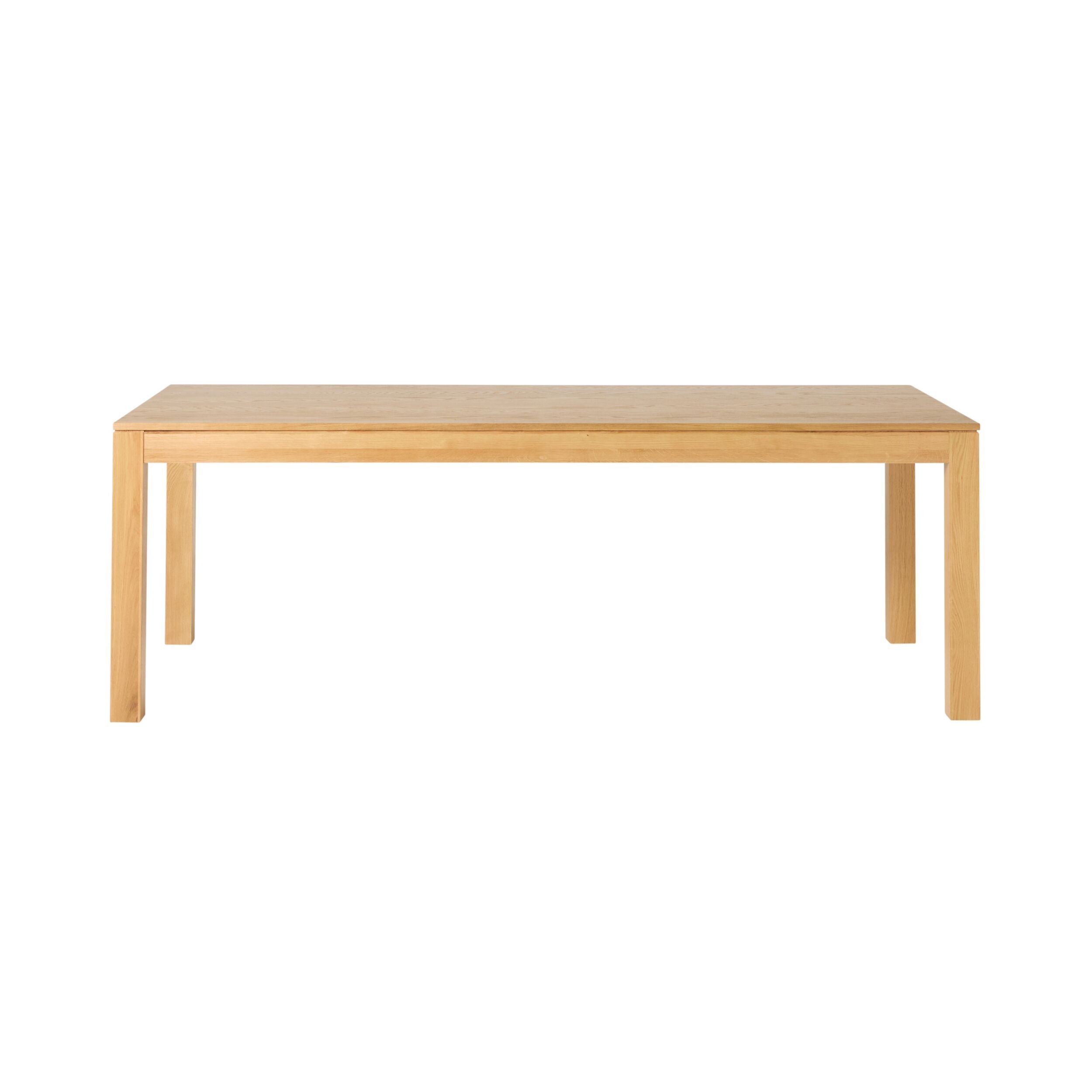 225cm Avalon Light Oak Dining Table - Perfect for Family Gatherings & Dinner Parties